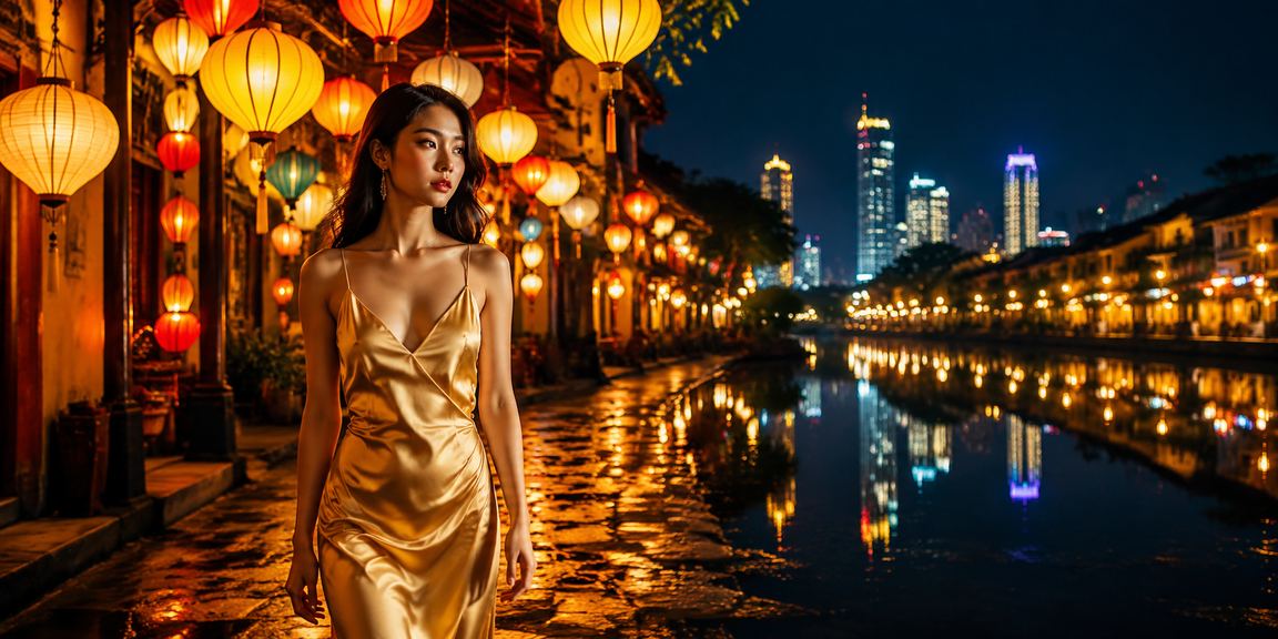 Không khí chơi game về đêm tại chợ đêm Hội An, cảm hứng cho trải nghiệm giải trí trên 495