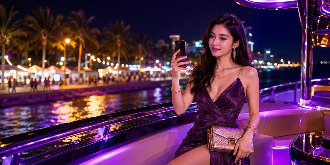 Khu chợ đêm Phan Thiết về đêm, hình ảnh gợi nhớ trải nghiệm giải trí và thưởng hoàn tiền trực tuyến